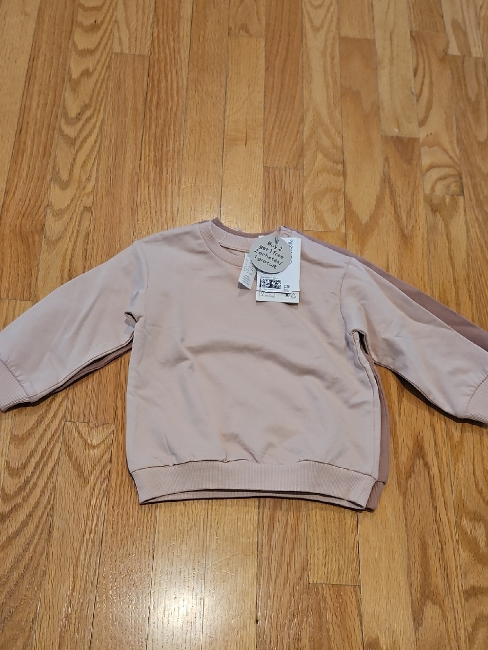 H&M Light Pink Crewneck Sweatshirt